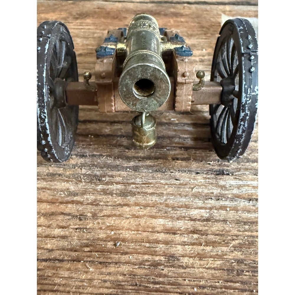 VTG Britains Ltd Miniature Cannon Model US Civil War‎ Style Gold Brown England